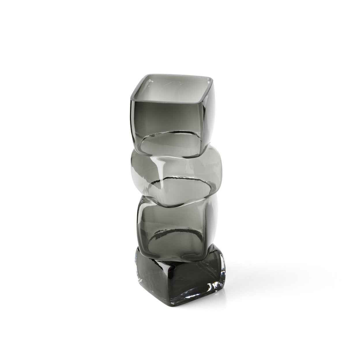The Cubes Vase - Dunkelgrau - L Bazar Bizar Living
