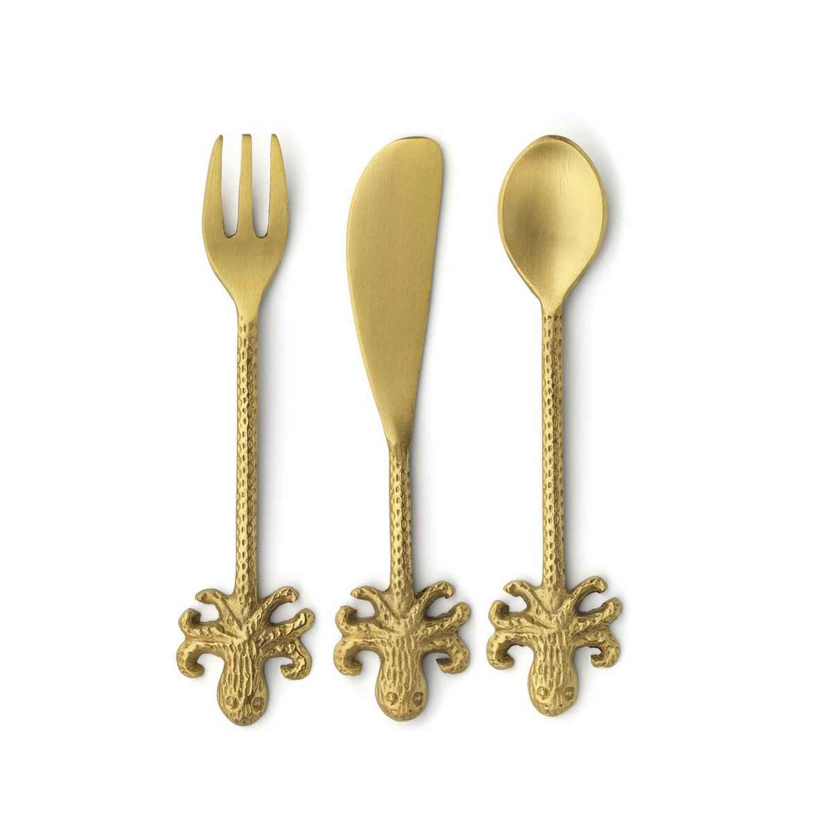 Die Tintenfischgabel - Gold - s Bazar Bizar Living