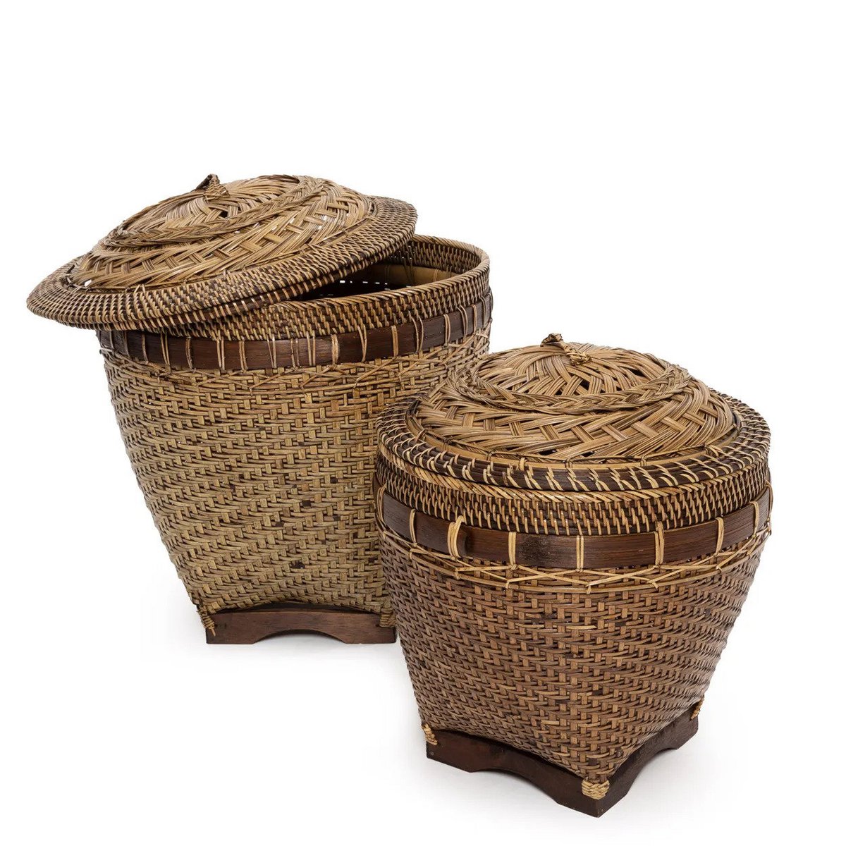 Der koloniale Aufbewahrungskorb – Naturbraun – L - Pimis Living