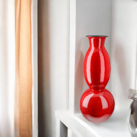 Jarrón Neo rojo H.49 cm