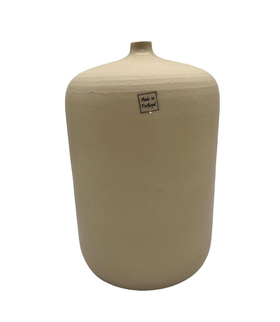 Vase / Bottle Terracotta, Beige, Made in Portugal (large)