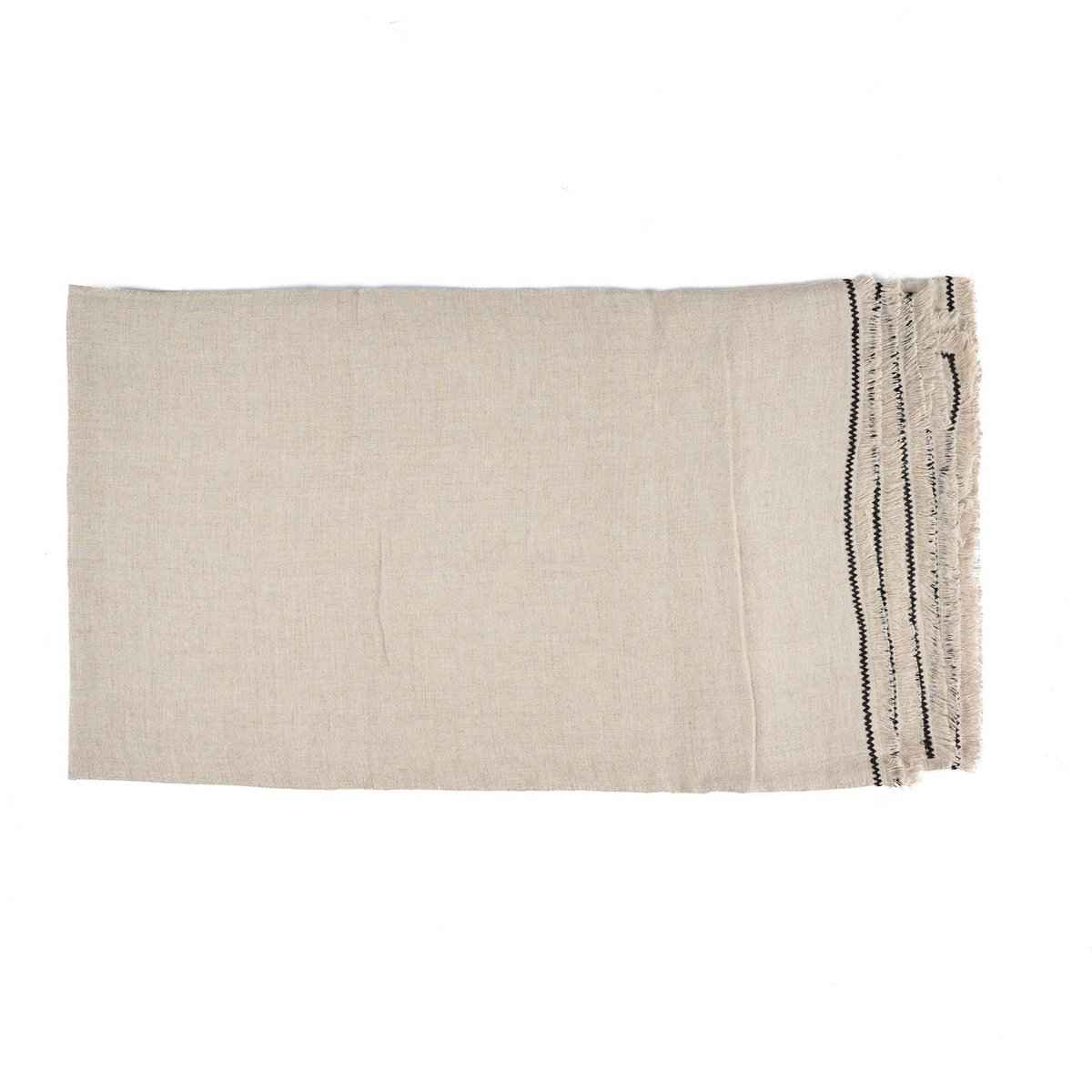 Die Toskana-Tischdecke – Naturschwarz – 150 x 250 Bazar Bizar Living