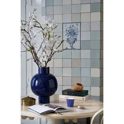 Vase Metal Large Royal Blue 31.5x42cm - Pimis Living