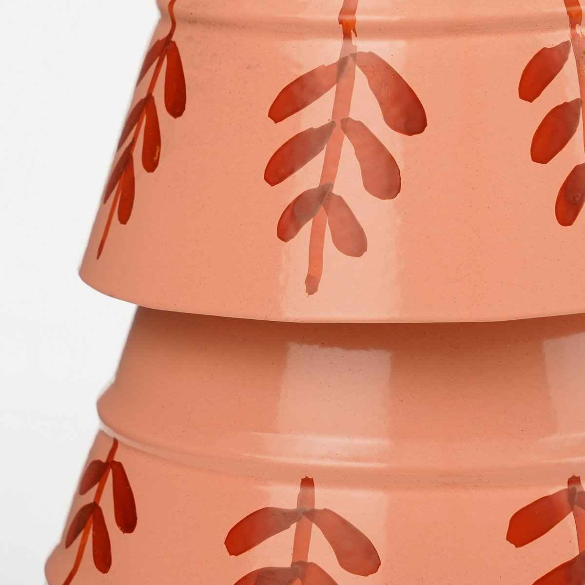 Dekoration Weihnachtsbaum - H40 x Ø13 cm - Eisen - Pink