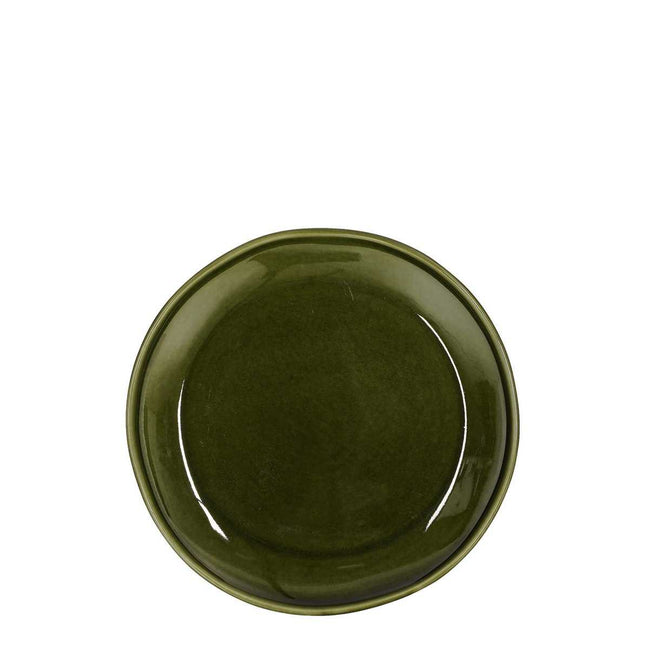 Rhea breakfast plate - Ø20 cm - ceramic - green