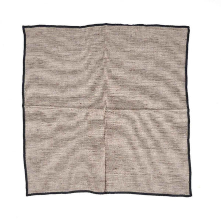 The Code Leinenserviette – Naturschwarz – 45 x 45 Bazar Bizar Living