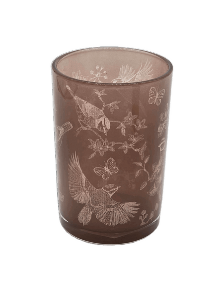 Windlicht aus Glas mit Vogelmotiv - Pimis living by Konceptpunkt