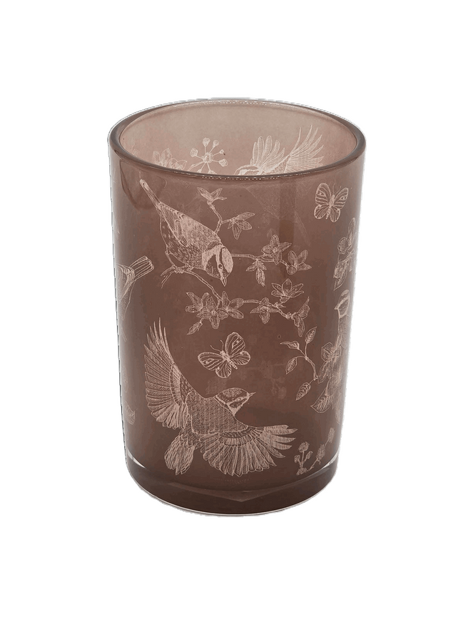 Windlicht aus Glas mit Vogelmotiv - Pimis living by Konceptpunkt