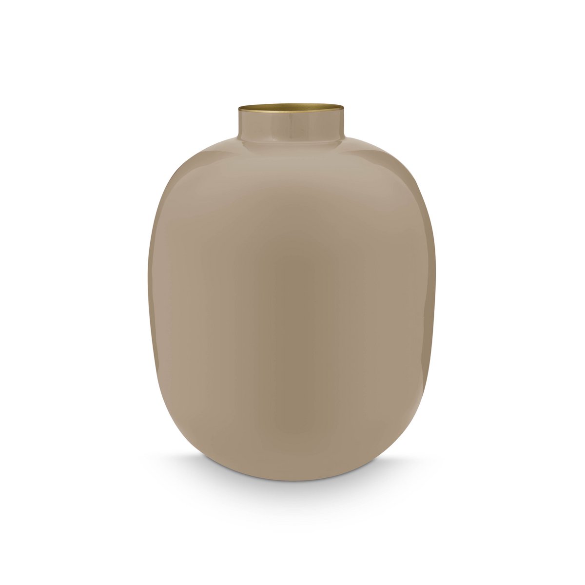 Vase Metal Khaki 32cm - Pimis Living