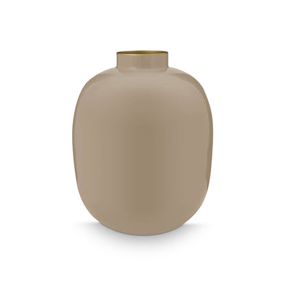 Vase Metal Khaki 32cm - Pimis Living