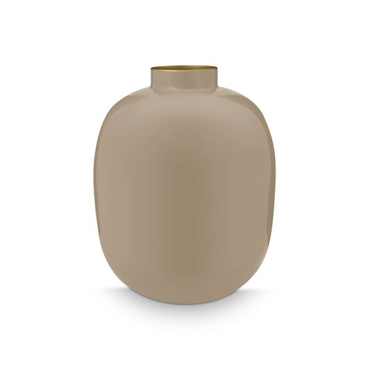 Vase Metal Khaki 32cm - Pimis Living