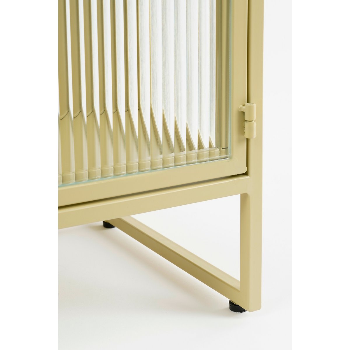 Armario de almacenaje Clifton con puertas - 38 x 35 x 50 cm - Metal - Beige