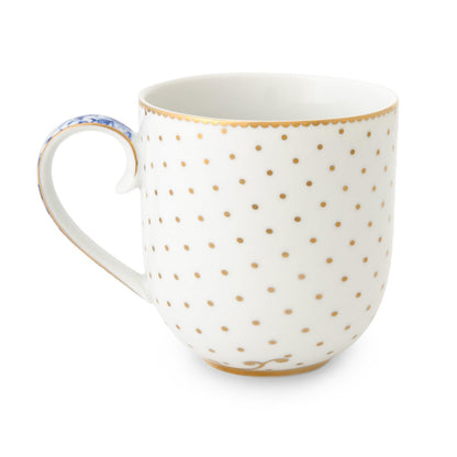 Set/2 Mugs Small Royal White - Pimis Living
