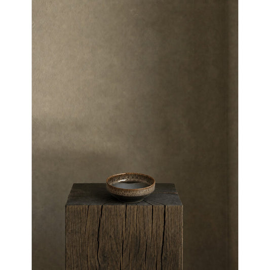 Die Kyoto Low Bowl – Dunkelbrauner Schlamm – M - Pimis Living