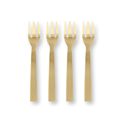 Set/4 Cake Forks Enamelled Berry Blues 14.5cm - Pimis Living