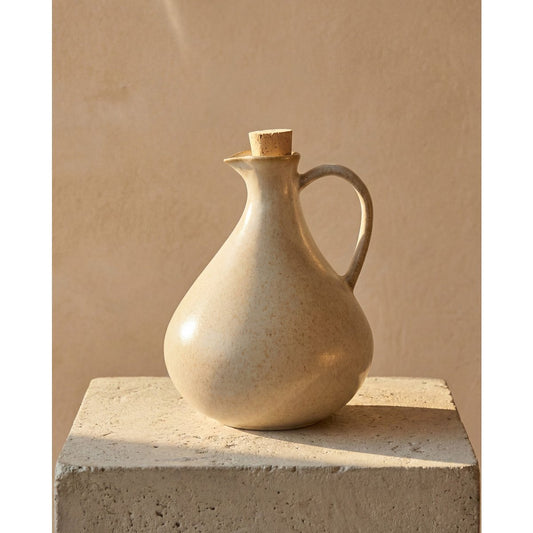 Die Olivenölflasche Nr. 80 – Weiß - Pimis Living