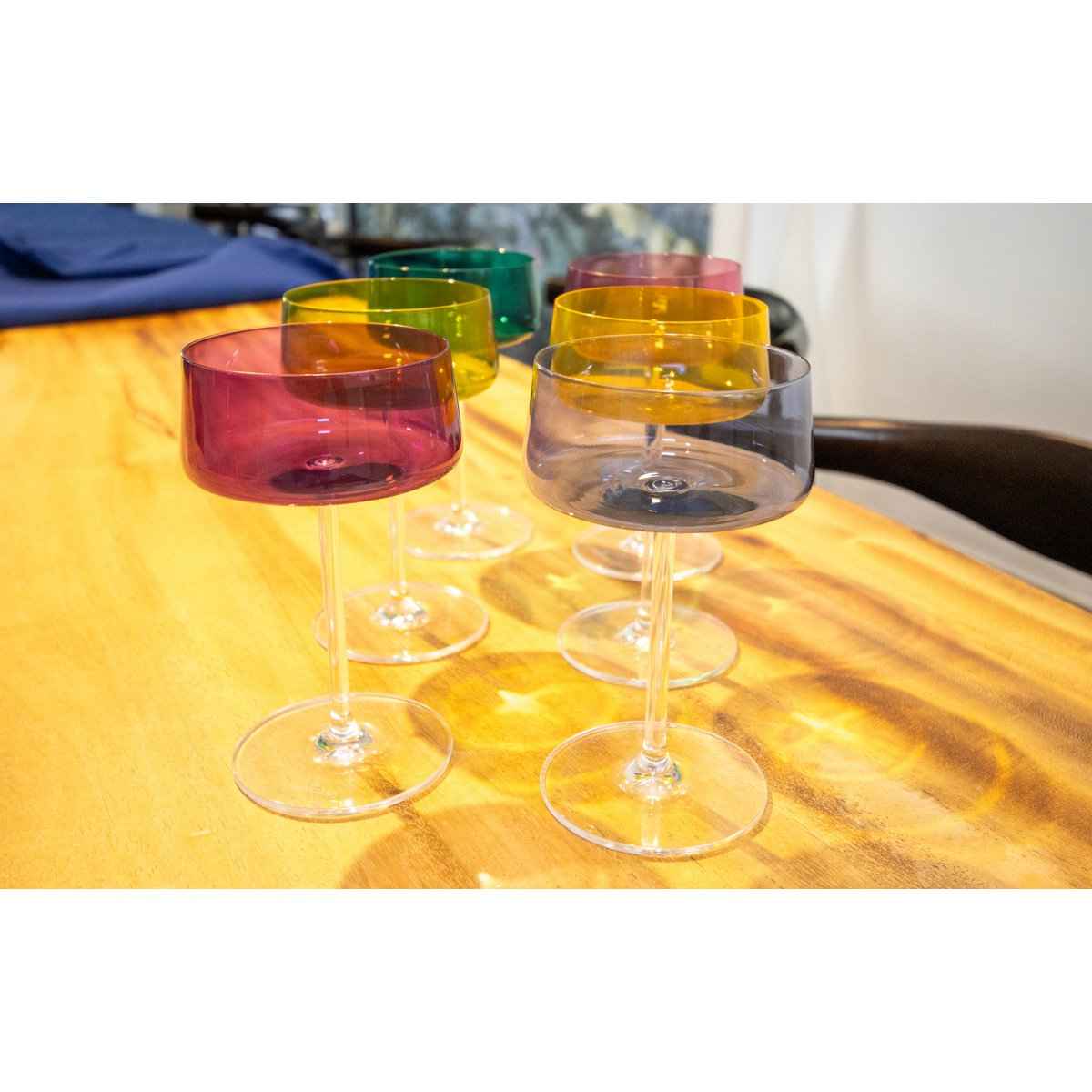 6 -gelöste Champagner -Chips 230 ml - Los 6 6 AULICA