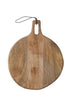 Duko Servierbrett – Ø28 cm – 100 % FSC Mangoholz – Braun