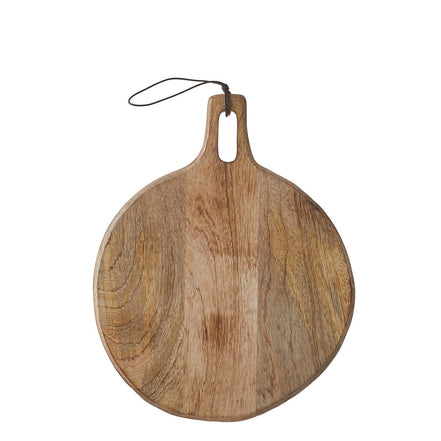 Duko Servierbrett – Ø28 cm – 100 % FSC Mangoholz – Braun