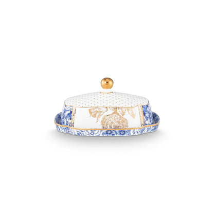 Butter Dish Royal White 19x14x9cm - Pimis Living