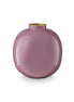 Vase metal purple 23cm
