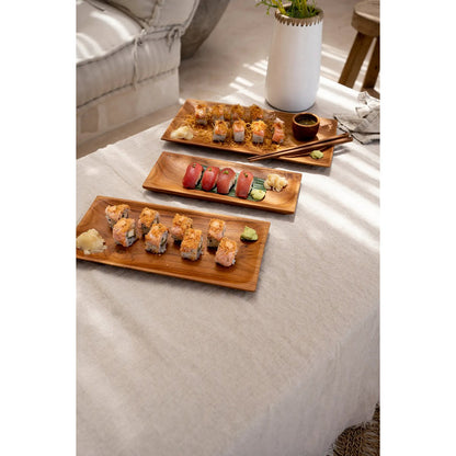 Der Teak Root Sushi Teller - S - Pimis Living