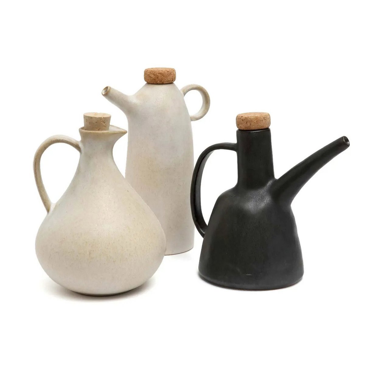 Die Olivenölflasche Nr. 78 – Weiß - Pimis Living