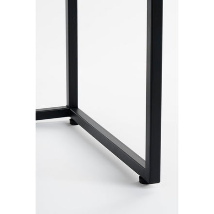 Clifton Storage Cabinet with Doors - L38 x W35 x H90 cm - Metal - Black