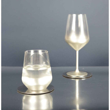 Glühen Silberwassergläser - Set von 6 AULICA