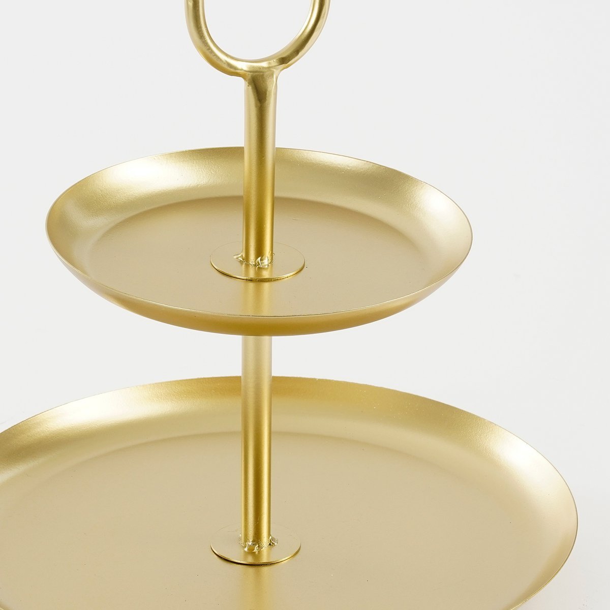 Rama Etagere 2 Ebenen – L28 x B28 x H36 cm – Metall – Gold