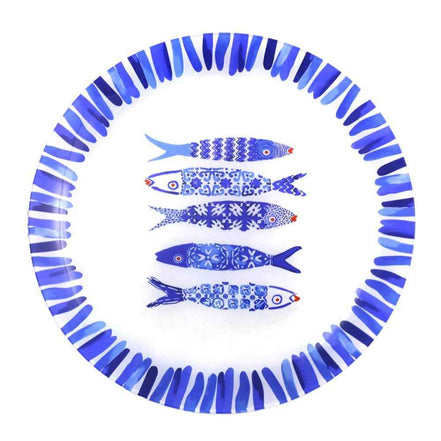 Blue Fish -Präsentationsplatte 30x30x2.2cm AULICA