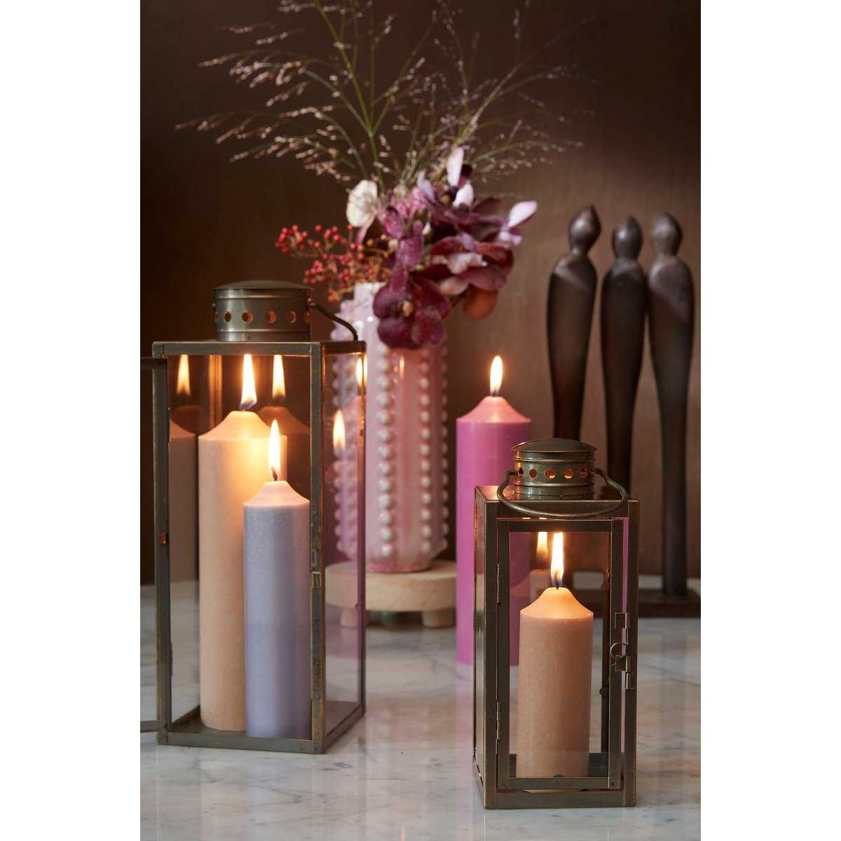 Arzilla Laterne – L14 x B13 x H35 cm – Gold Mica Decorations