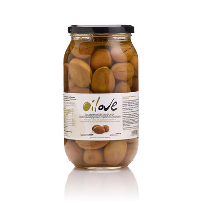 OILOVE® Tafeloliven in Salzlake und Bio-Olivenöl, Glas - Pimis Living
