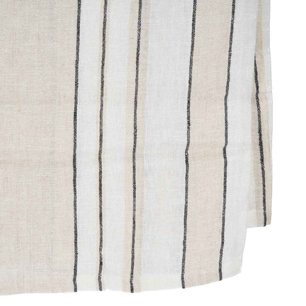 Die Provence-Tischdecke – Naturschwarzweiß – 150 x 250 Bazar Bizar Living