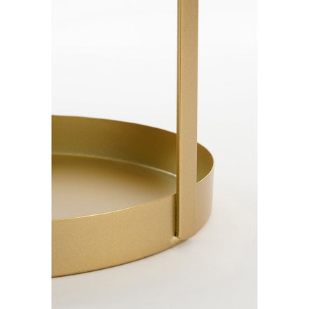 Etagère 2 - Layer - H41 x Ø25 cm - Metall - Gold