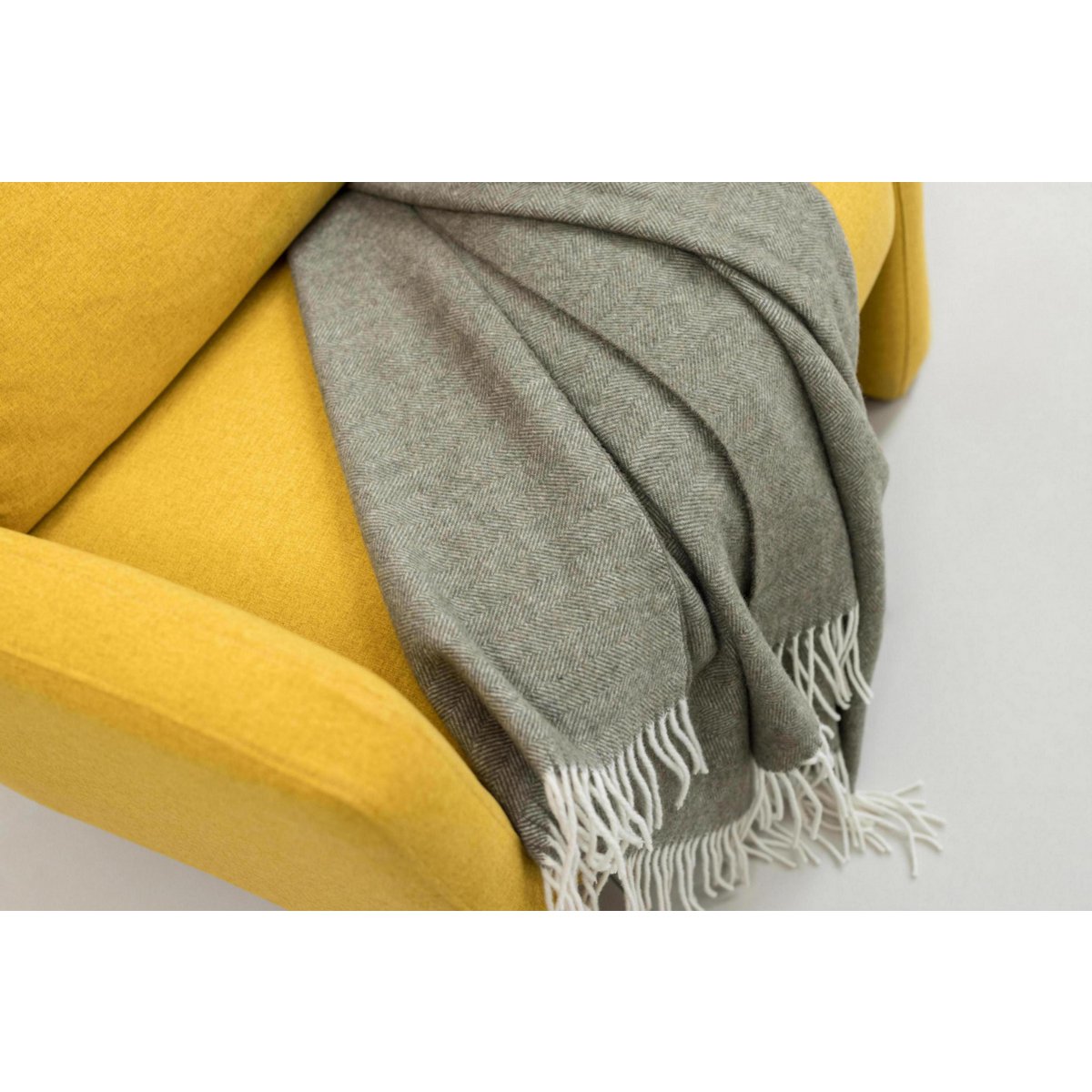 Plaid Carina Oliv 130 x 190 - Pimis Living