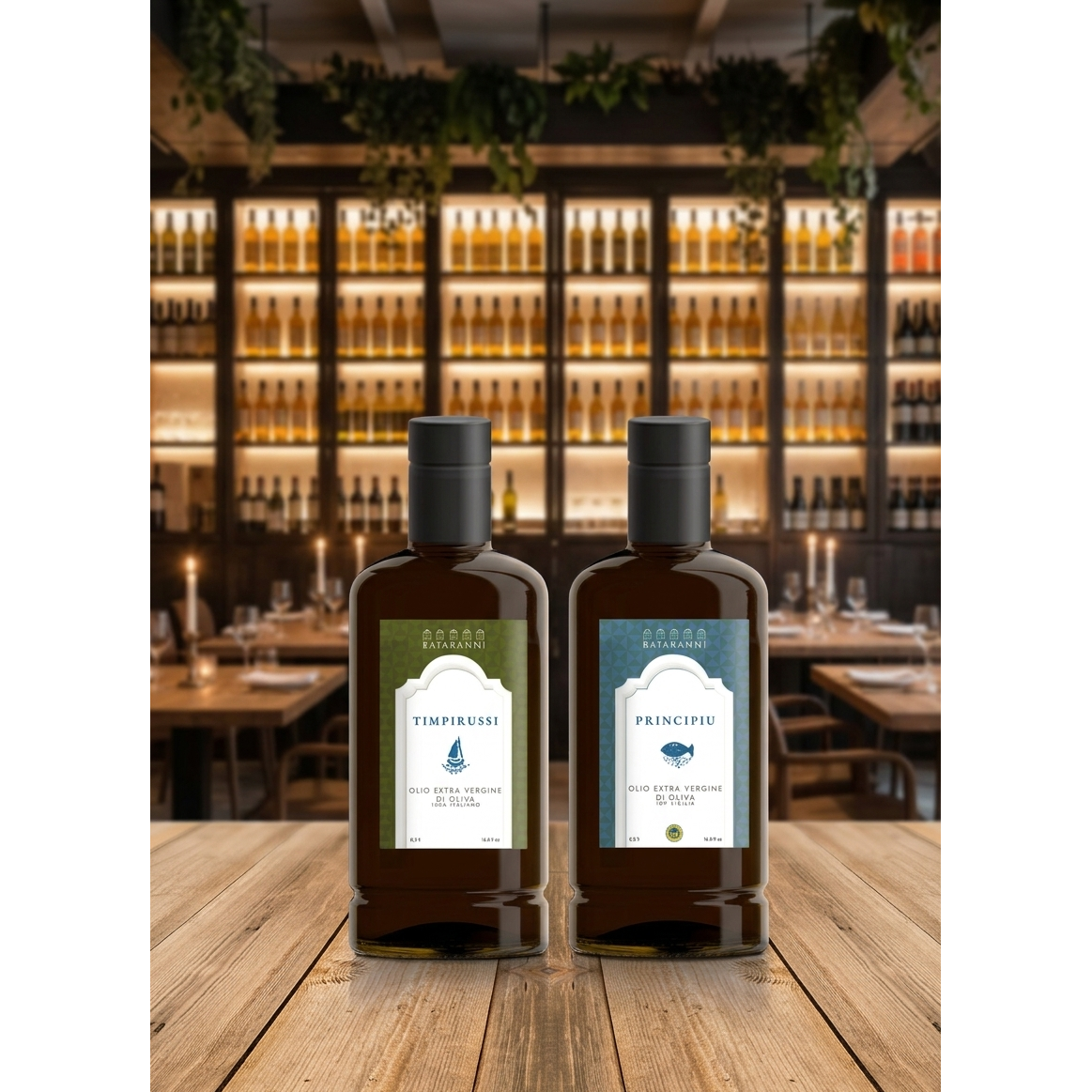 Extra natives Olivenölmischung von Bataranni, 500-ml-Flasche - Pimis Living