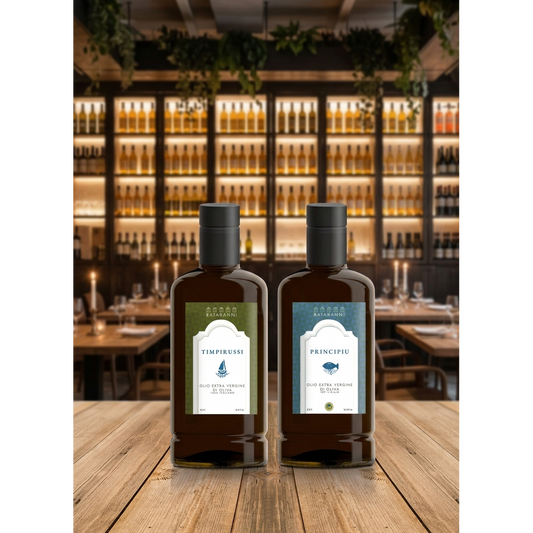Extra natives Olivenölmischung von Bataranni, 500-ml-Flasche - Pimis Living