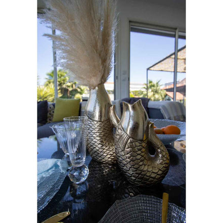 Golden Fisch Vase 16x10x24,5 cm AULICA