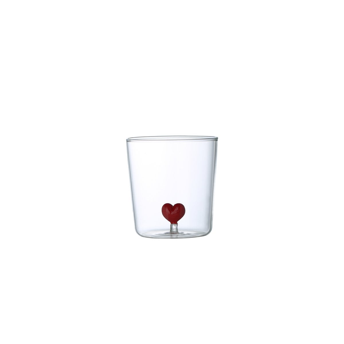 Herzförmige Wassergläser 300 ml – 4er-Set AULICA
