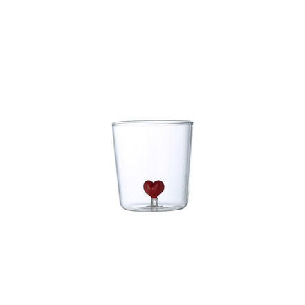 Herzförmige Wassergläser 300 ml – 4er-Set AULICA
