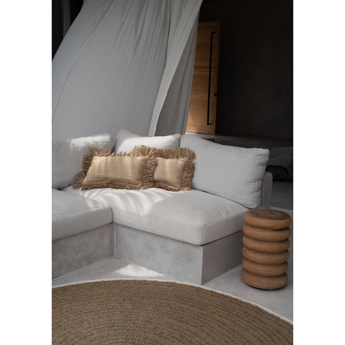 Der Umiko Hocker – Natur - Pimis Living