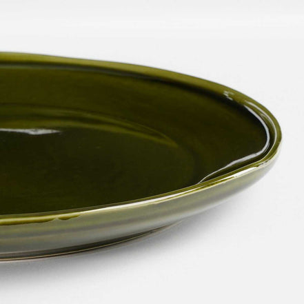 Rhea Dinner Plate - Ø28 cm - Ceramic - Green