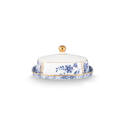 Butter Dish Royal White 19x14x9cm - Pimis Living