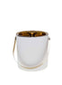 ECRU und Golden Ice Eimer 15x15x18,5 cm AULICA