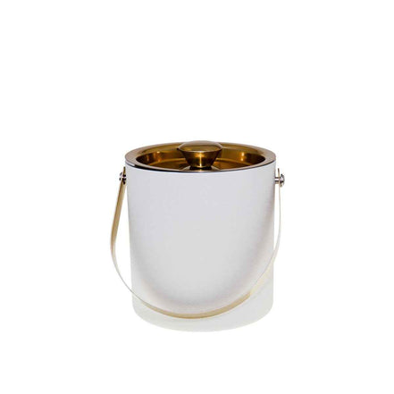 ECRU und Golden Ice Eimer 15x15x18,5 cm AULICA