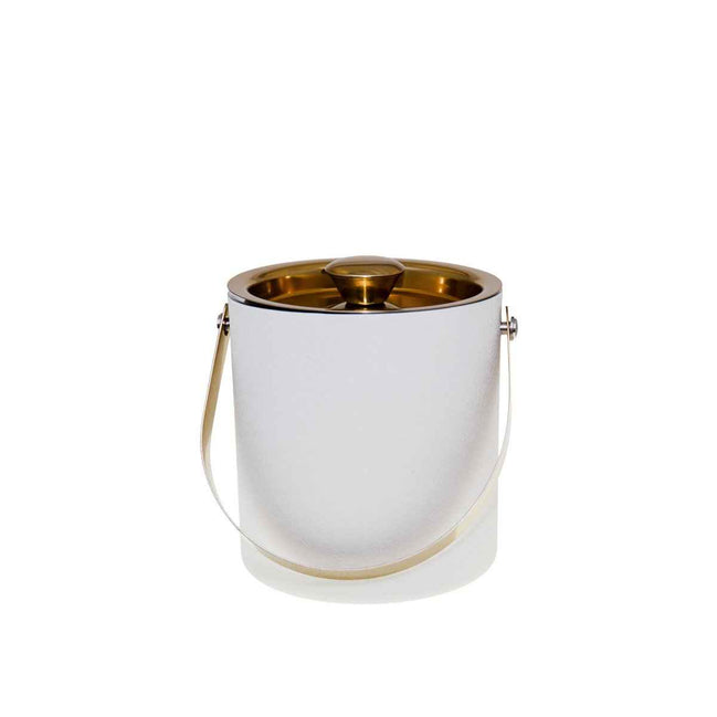 ECRU und Golden Ice Eimer 15x15x18,5 cm AULICA