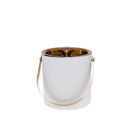 ECRU und Golden Ice Eimer 15x15x18,5 cm AULICA