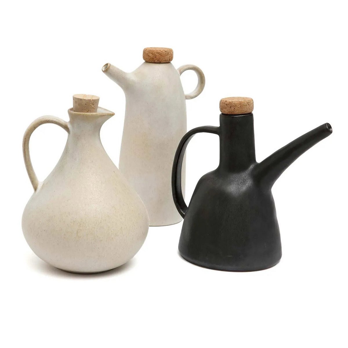 Die Olivenölflasche Nr. 80 – Weiß - Pimis Living