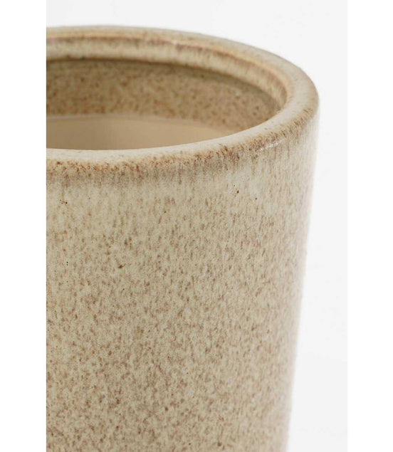 Jarrón Holm – Alto 52 x Diámetro 34 cm – Cerámica – Crema